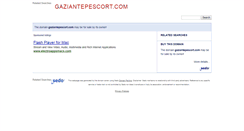 Desktop Screenshot of gaziantepescort.com